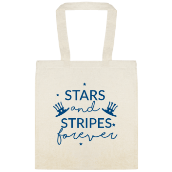 Holidays & Special Events Stars And Stripes Forever Custom Everyday Cotton Tote Bags Style 151669