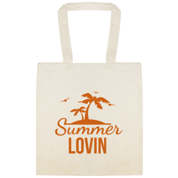 Seasonal Summer Lovin Custom Everyday Cotton Tote Bags Style 154656