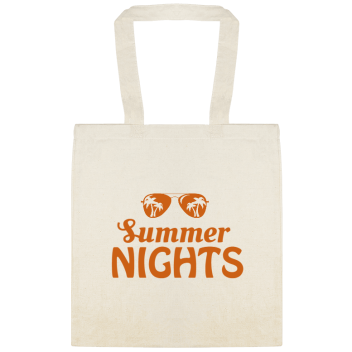 Seasonal Summer Nights Custom Everyday Cotton Tote Bags Style 154662