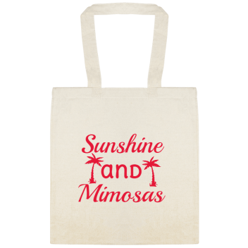 Seasonal Sunshine And Mimosas Custom Everyday Cotton Tote Bags Style 154655