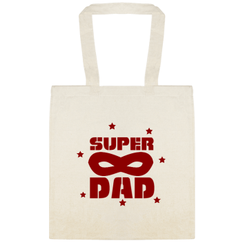 Holidays & Special Events Super Dad Custom Everyday Cotton Tote Bags Style 151612