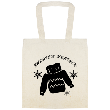 Sweater Weather Custom Everyday Cotton Tote Bags Style 144876