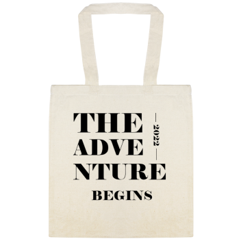 Parties & Events The Adventure Begins 2022 Custom Everyday Cotton Tote Bags Style 149920