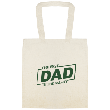 Holidays & Special Events The Best Dad In Galaxy Custom Everyday Cotton Tote Bags Style 151877