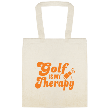 Sports & Teams Therapy Golf Is My Custom Everyday Cotton Tote Bags Style 150892