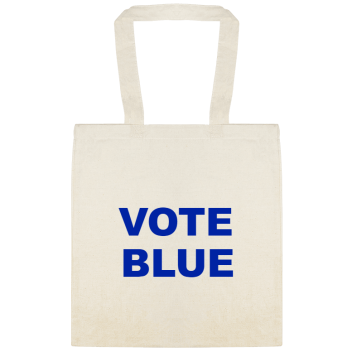Political Campaigns Vote Blue Custom Everyday Cotton Tote Bags Style 155069