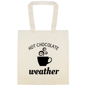 Hot Chocolate Weather Custom Everyday Cotton Tote Bags Style 145588