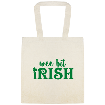 Holidays & Special Events Wee Bit Irish Custom Everyday Cotton Tote Bags Style 148688