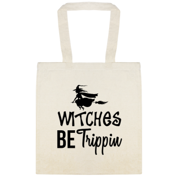 Halloween Witches Be Trippin Custom Everyday Cotton Tote Bags Style 142408
