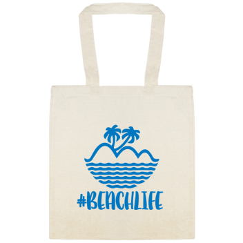 Seasonal Beachlife Custom Everyday Cotton Tote Bags Style 154686