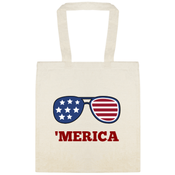 Holidays & Special Events Merica Custom Everyday Cotton Tote Bags Style 151251