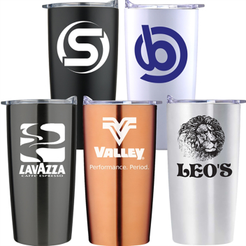 Custom 20 Oz Stainless Steel Vacuum Traveler Tumblers