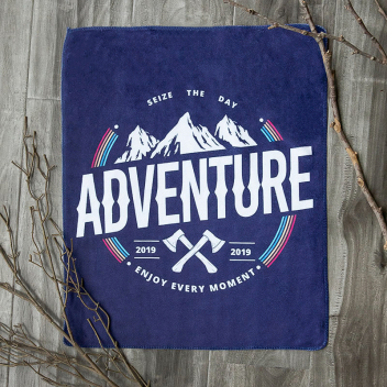 Embroidered Towels & Blankets 