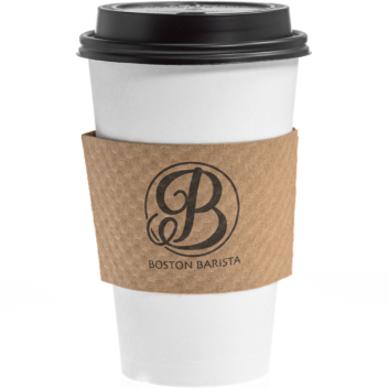 Custom Premium Embossed Natural Kraft Cup Sleeves