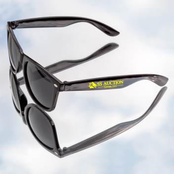 Custom Printed Black Sunglasses