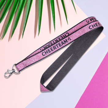 Custom Printed Glitter Lanyards