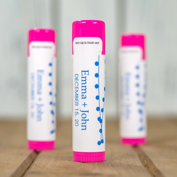 Custom Spf 15 Beeswax Lip Balms - One Imprint Color