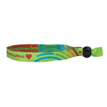 Custom Woven Cloth Wristbands