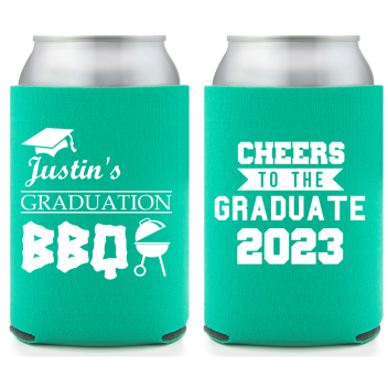 Customized Graduation Bbq Party Full Color Can Coolers