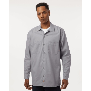 Dickies Men's Industrial Long Sleeve Work Shirt - L535
