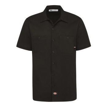 Dickies Men's Industrial Short Sleeve Cotton Work Shirt - S307