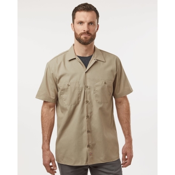 Dickies Men's Industrial Short Sleeve Work Shirt - S535