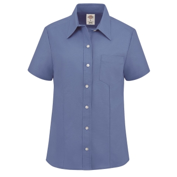 Dickies Women's Short Sleeve Stretch Oxford Shirt - S254