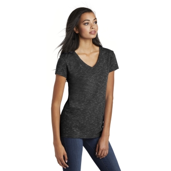 District Women's Medal V-neck Tee.