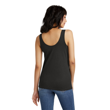 District Women's Perfect Blend Cvc V-neck Tank