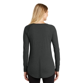 District Women's Perfect Tri Long Sleeve Tunic Tee.