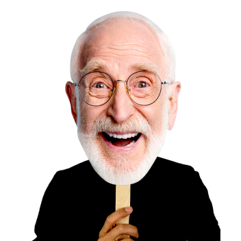 Face Cutout Hand Fans
