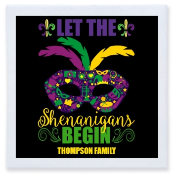 Let The Shenanigans Begin Full Color 3ply Premium Beverage Napkins Style 170324