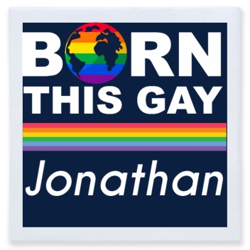 Born This Gay Full Color 3ply Premium Beverage Napkins Style 173191