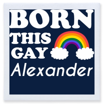 Born This Gay Full Color 3ply Premium Beverage Napkins Style 173251