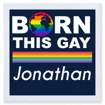 Born This Gay Full Color 3ply Premium Beverage Napkins Style 173191