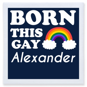 Born This Gay Full Color 3ply Premium Beverage Napkins Style 173251