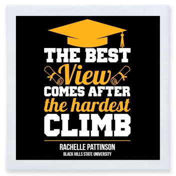 The Best View Comes After The Hardest Climb Full Color 3ply Premium Beverage Napkins Style 172169