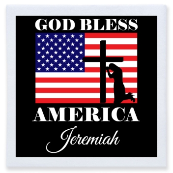 God Bless America Full Color 3ply Premium Beverage Napkins Style 172761