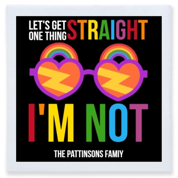 Let's Get One Thing Straight I'm Not Lets Full Color 3ply Premium Beverage Napkins Style 173178