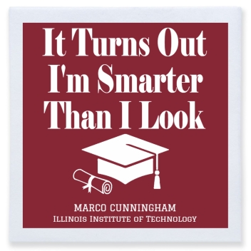 It Turns Out I'm Smarter Than I Look Im Full Color 3ply Premium Beverage Napkins Style 172296