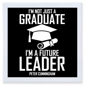 I'm Not Just A Graduate I'm A Future Leader Im Full Color 3ply Premium Beverage Napkins Style 171318