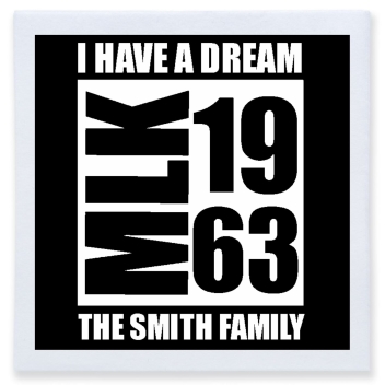 Mlk 1963 I Have A Dream The Smith Family Full Color 3ply Premium Beverage Napkins Style 169457
