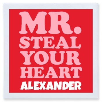 Mr Steal Your Heart Alexander Full Color 3ply Premium Beverage Napkins Style 169586