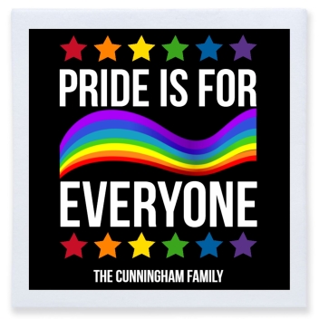 Pride Is For Everyone Full Color 3ply Premium Beverage Napkins Style 173239