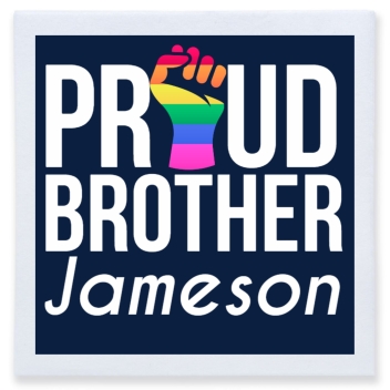 Proud Brother Full Color 3ply Premium Beverage Napkins Style 173195