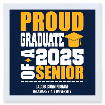 Proud Graduate Of A 2025 Senior Full Color 3ply Premium Beverage Napkins Style 172686