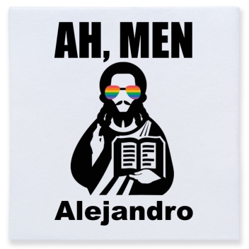 Ah Men Full Color 3ply Premium Beverage Napkins Style 173286