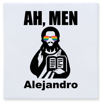 Ah Men Full Color 3ply Premium Beverage Napkins Style 173286