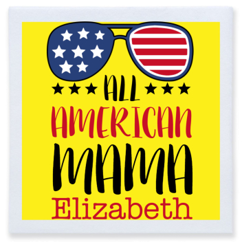 All American Mama Full Color 3ply Premium Beverage Napkins Style 173041