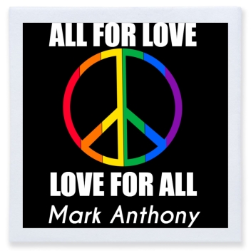 All For Love Love For All Full Color 3ply Premium Beverage Napkins Style 173252